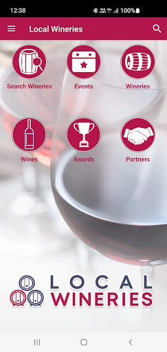 Android application Local Wineries screenshort