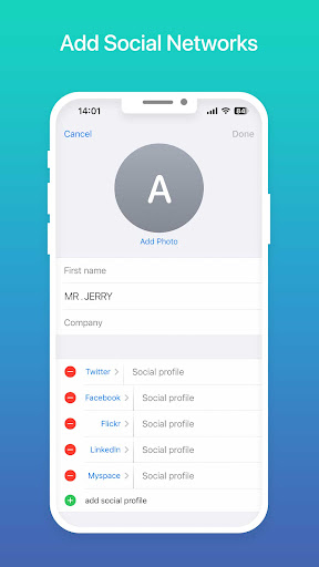 Screenshot of Contacts Phone: Simple & Clean