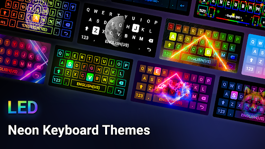 Neon LED Light Keyboard Emoji