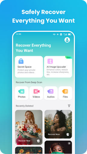 Android application Recover Everything: Photo&Data screenshort