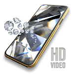 Cover Image of Descargar Fondo de pantalla en vivo de diamante y teclado animado 5.0.14 APK