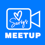 MeetUp - sarVYs - Free Video Conferencing App icon