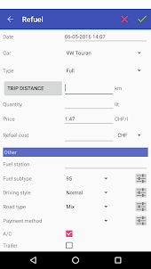 My Cars (Fuel logger++)