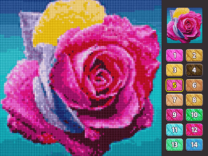 Cross Stitch: Color by Number Ekran görüntüsü