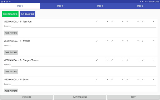 AESS - Inspect & Service Screen 3