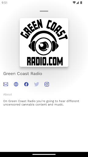 Green Coast Radio Screen 3