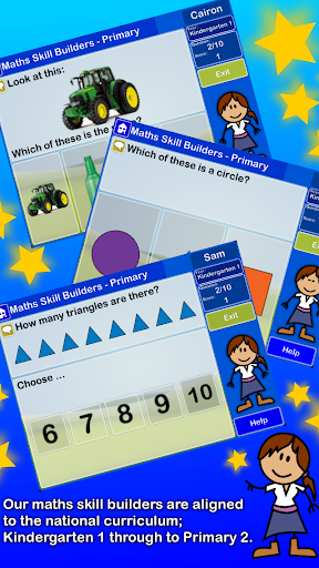 Android application Maths Skill Builders - Lite SG screenshort