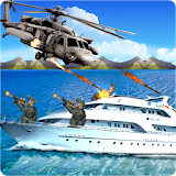 gunship helicopter strike war icon