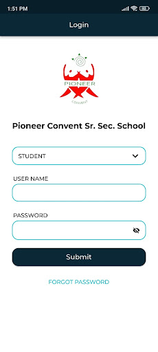 Android application Pioneer Sec. School - ACADMiN screenshort