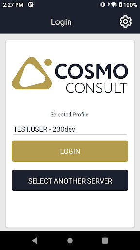 Android application COSMO Mobile Solution screenshort