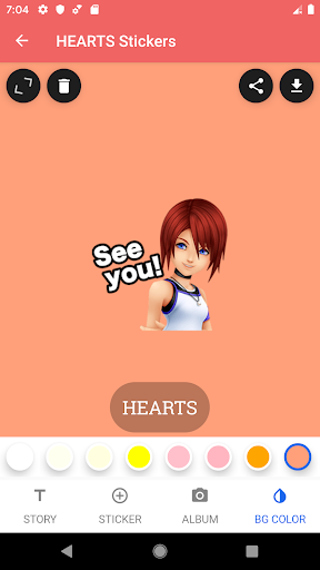 WAStickerApps: Lovely Heart St Screen 3