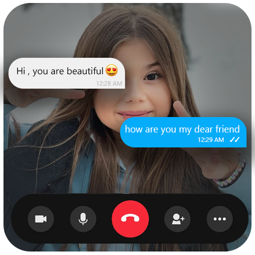 Milana Khametova fake call logo