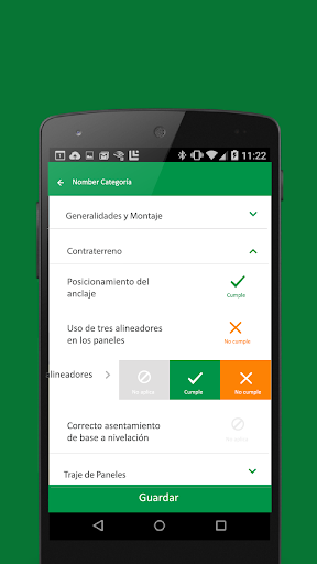 Android application eFinding Lite screenshort