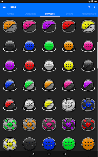 White Icon Pack Style 3 Screenshot