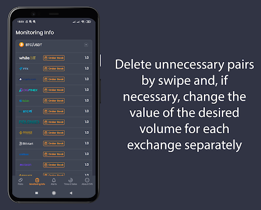 Crypto Volume Scanner Screen 2