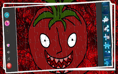 Captura de Pantalla 9 Scary Fruit Puzzle Ms Lemon android