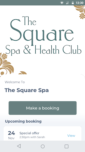 Android application The Square Spa screenshort