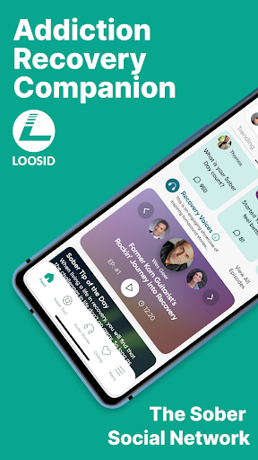 Android application Loosid: Sober Recovery Network screenshort