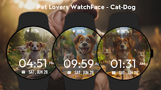 Pet Lovers Watch Face –Cat-Dog screenshot 4