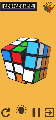 Android application Learn3x3x3RubikCube screenshort