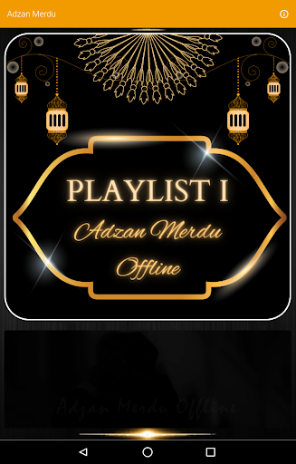 Android application Adzan Merdu Offline screenshort