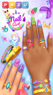 Nail Art Salon - Manicure & jewelry games for kids  screenshots 1
