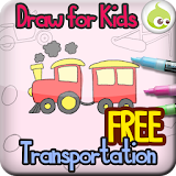 Draw for Kids, Transportation icon