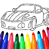 Cars Coloring & Drawing Game icon