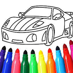រូប​តំណាង Cars Coloring & Drawing Game