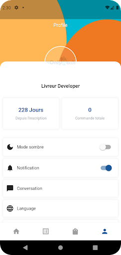 ONLYKASH LIVREUR Screenshot 4 - AppWisp.com