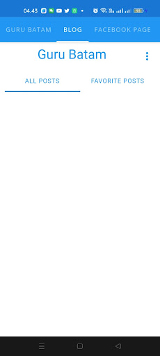 Android application Guru Batam screenshort