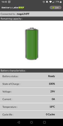 Android application BatteryLabs Analytics screenshort
