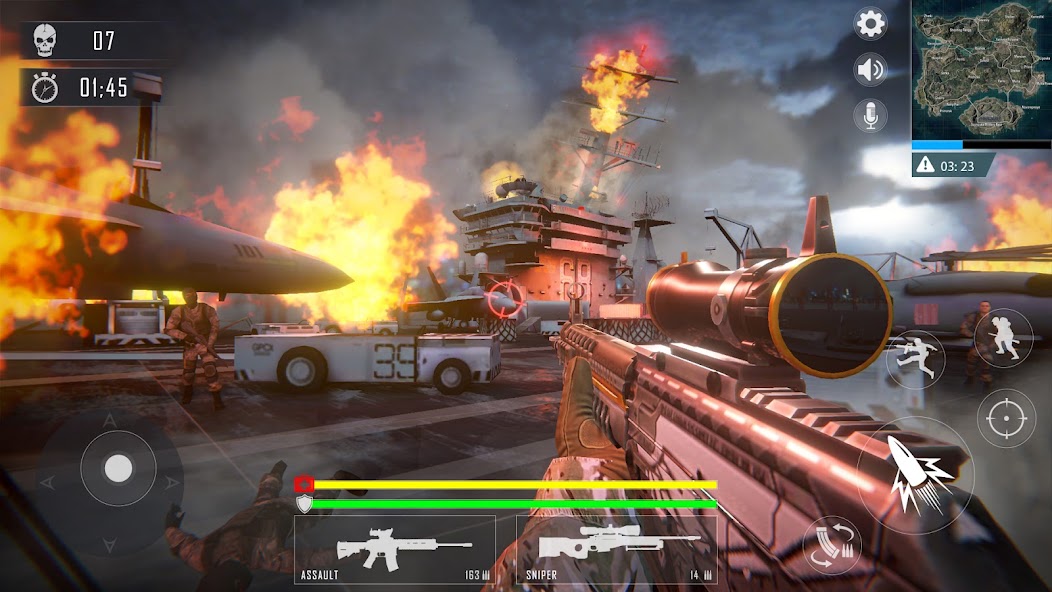 WarStrike FPS Offline Gun Game 0.1.90 APK + Мод (Unlimited money) за Android