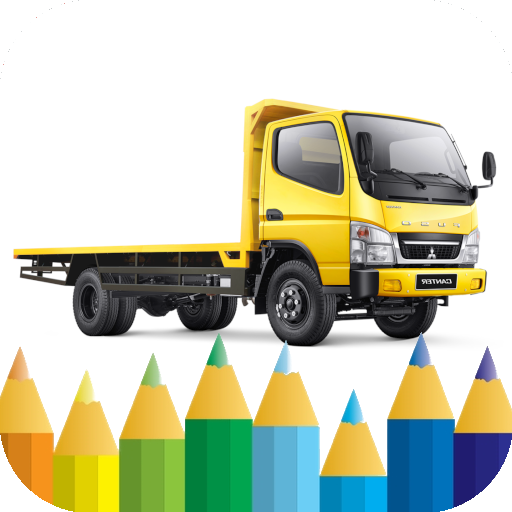 Fuso Truck Coloring Book logo