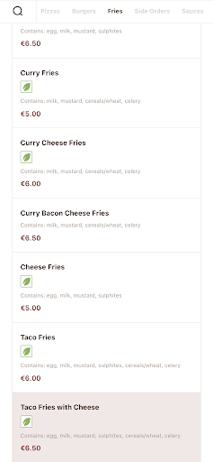 Mizzonis Pizza Eyre square Screen 3