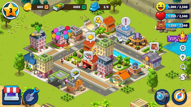 #3. Town City: World of Brawlers (Android) By: Sparkling Society - Build a Town, City, Village