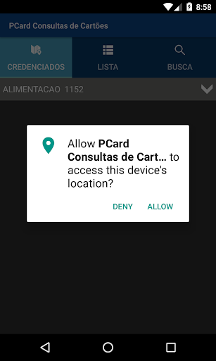 PCard Consulta de Cartões Screen 2