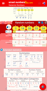 smart numbers for Daily Lotto(