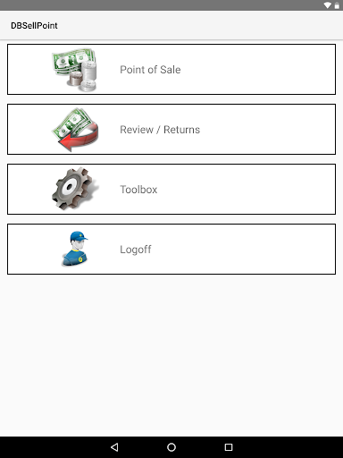 Android application DBSellPoint screenshort