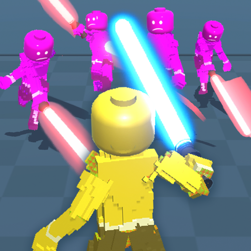 Block Gladiator 3D: sword duel logo