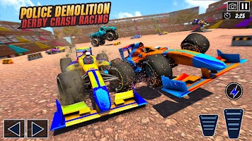US Police Demolition Derby Crash Formula Car Games