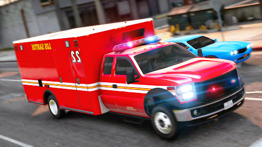 Rescue Ambulance American 3D 2