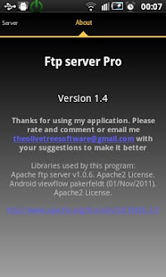 Ftp Server Pro TV Captura de pantalla