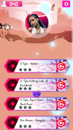 Tyla water Tiles Hop - Screenshot 1