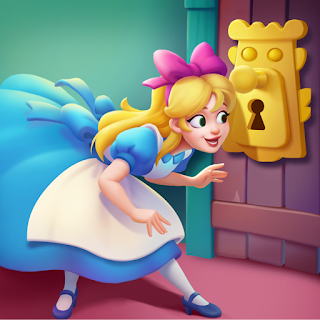 Puzzle game inspired by the famous cartoon Alice in Wonderland