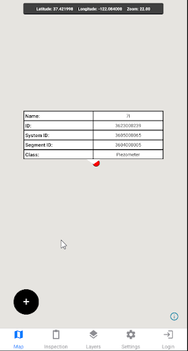 Levee Inspection System Screen 3