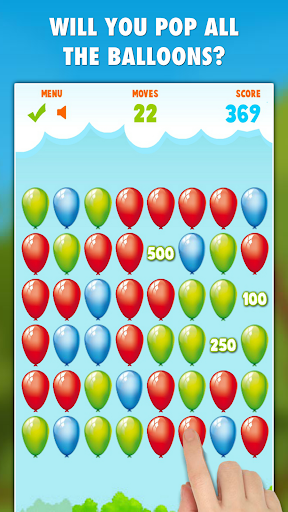 Android application Balloons Pop PRO screenshort