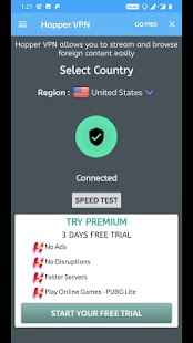 Hopper VPN : Secure VPN Proxy لقطة شاشة