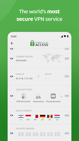 Game screenshot Private Internet Access VPN apk download