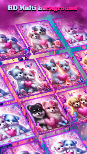 Puppy Love Theme - Cute & Fun Screenshot 1 - AppWisp.com